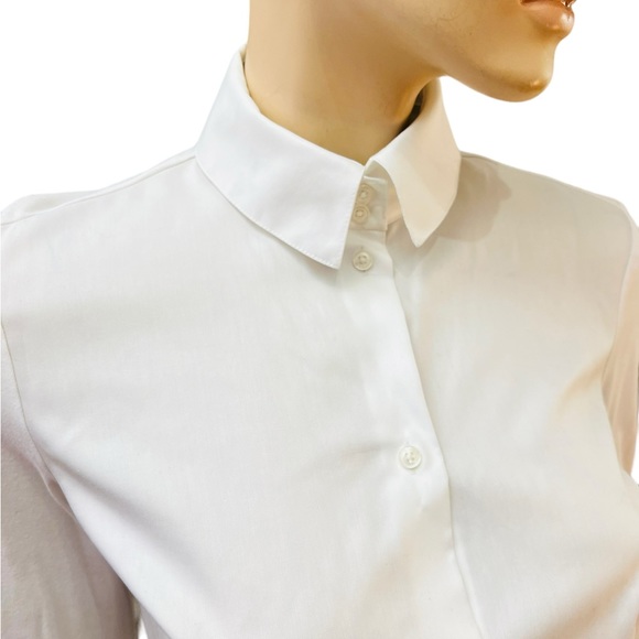 Anatomie Top Button Up Shirt Blouse Size Small  Buttoned Cuffs New with out tag - Picture 6 of 8